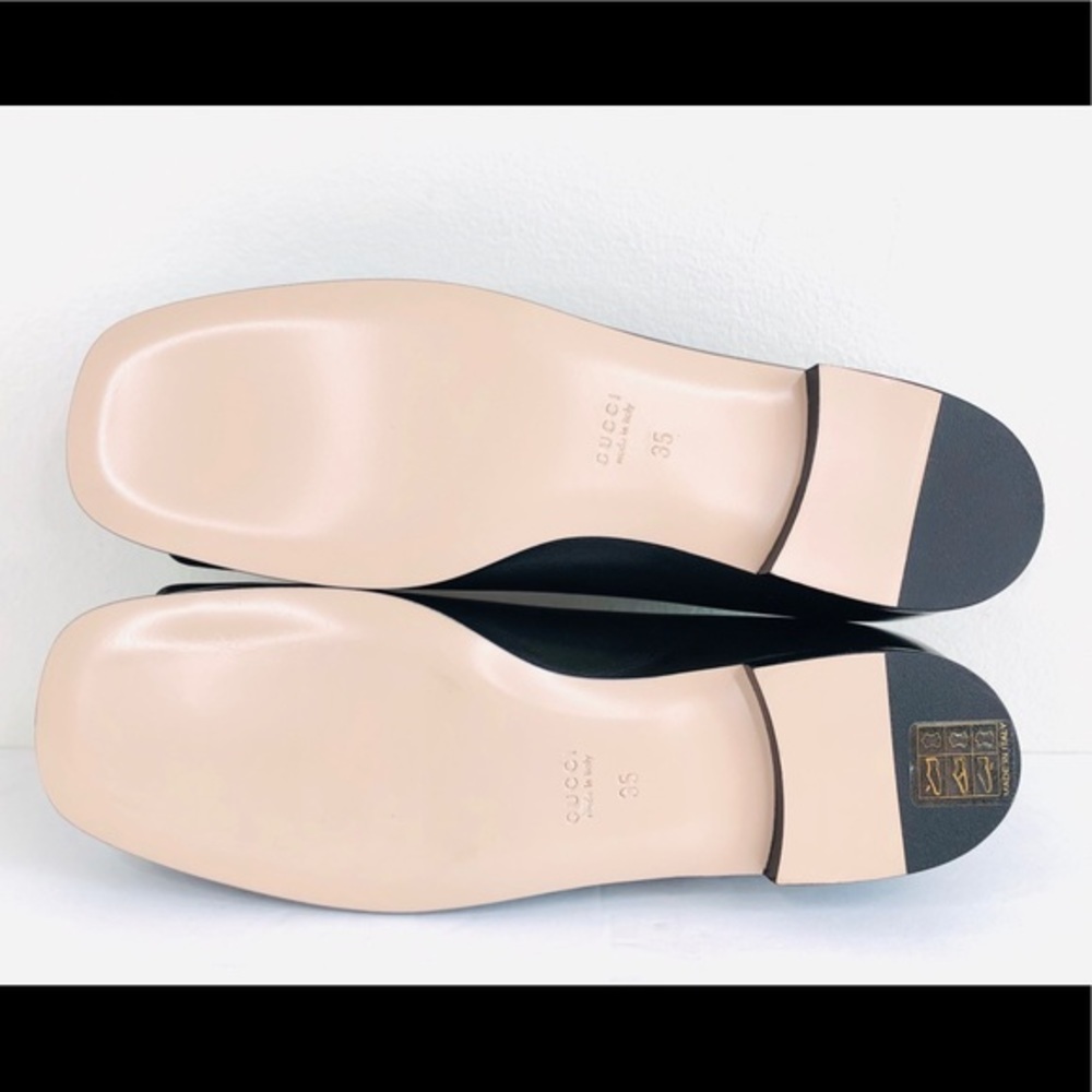 GUCCI Malaga Crystal Square GG Madelyn BALLET Flat - Picture 8 of 12